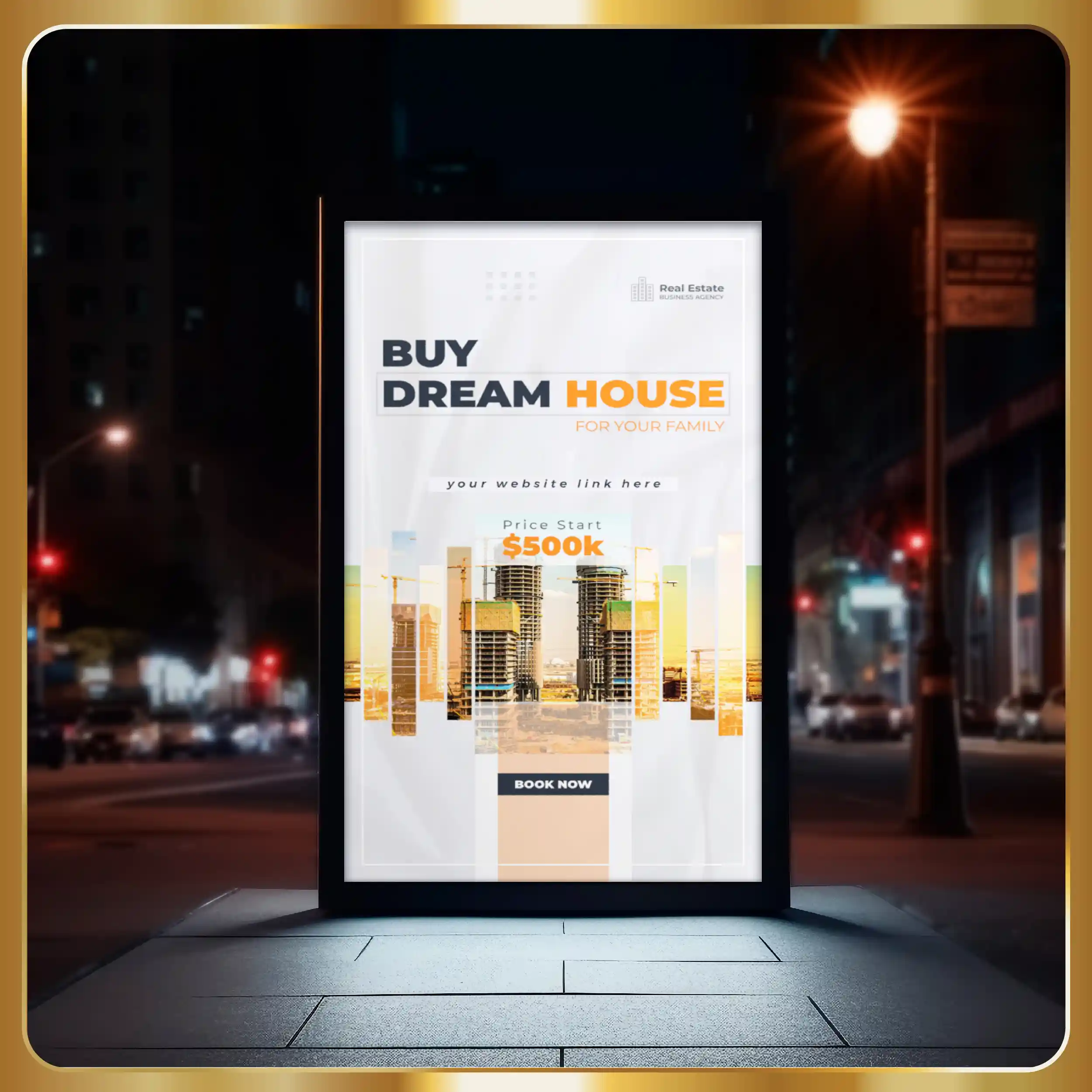 A billboard advertisement for basic skincare.